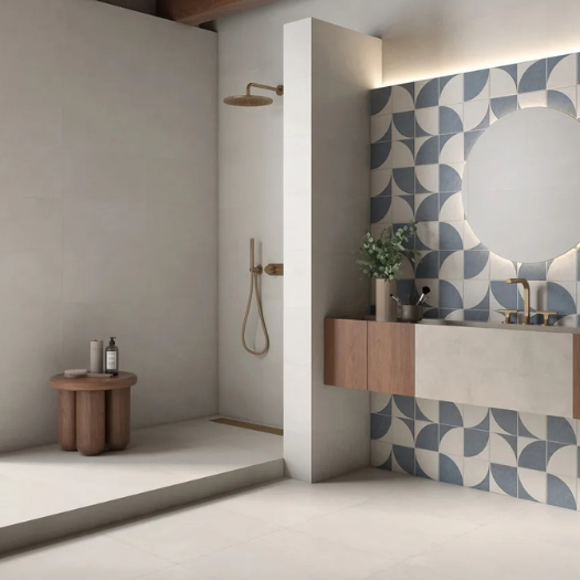 Baño con Revestimientos Cerámicos en Forma Cerámicas
