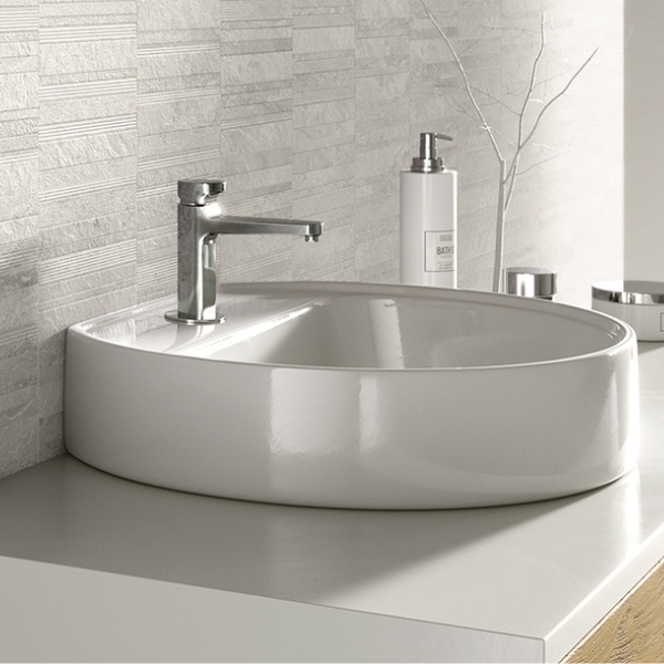 Lavabo con forma circular Forma Cerámicas