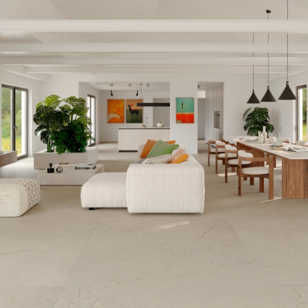 Suelo con cerámica en Forma Cerámicas