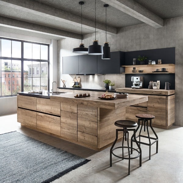 Encimeras diseño cocinas forma cerámicas